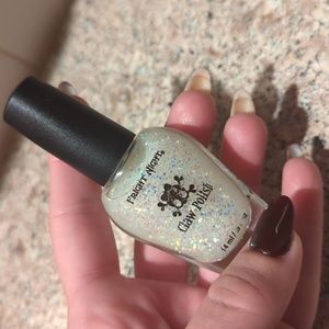 Claw Polish Halloween white ✨ sparkles nail polish